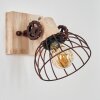 Orny Vägglampa, Väggspotlight Naturfärger, Rostfärger, 1-ljuskällor