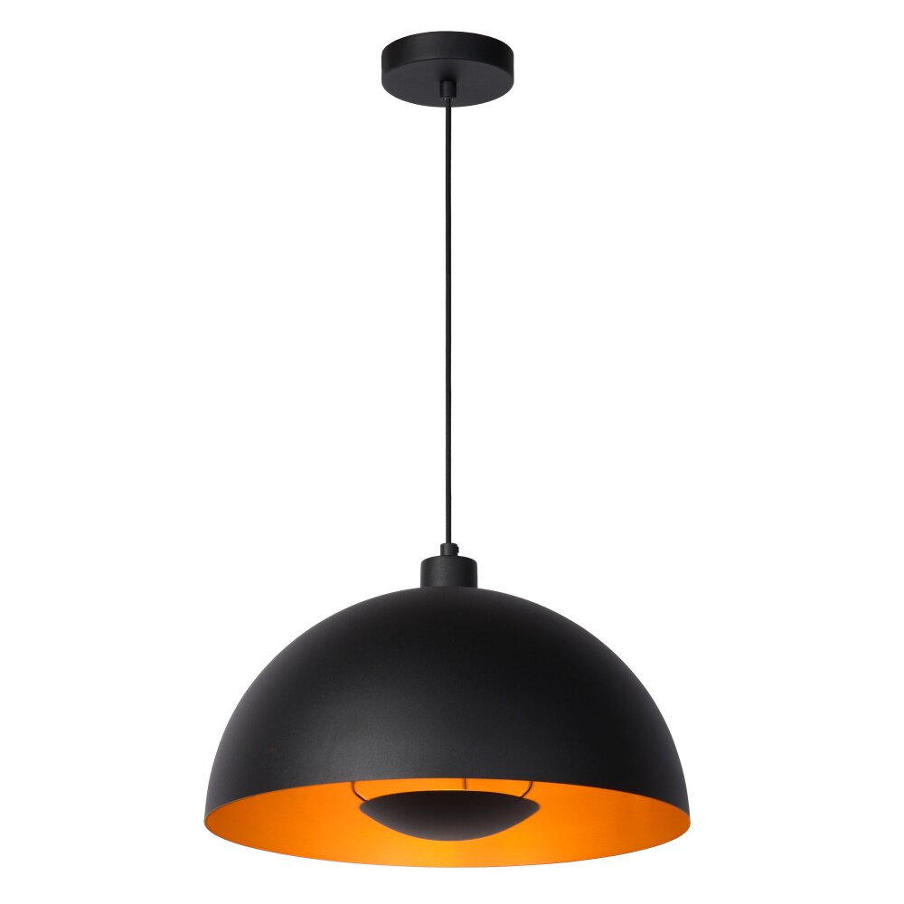 Lucide SIEMON Pendelbelysning Svart, 1-ljuskällor main product photo
