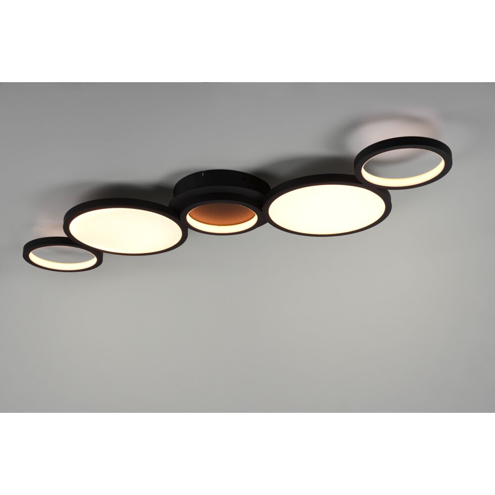 Trio Lampor Salsa Taklampa LED Svart, 1-ljuskällor main product photo