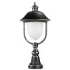 LCD Nabburg Sockellampa LED Svart, Silver, 1-ljuskällor