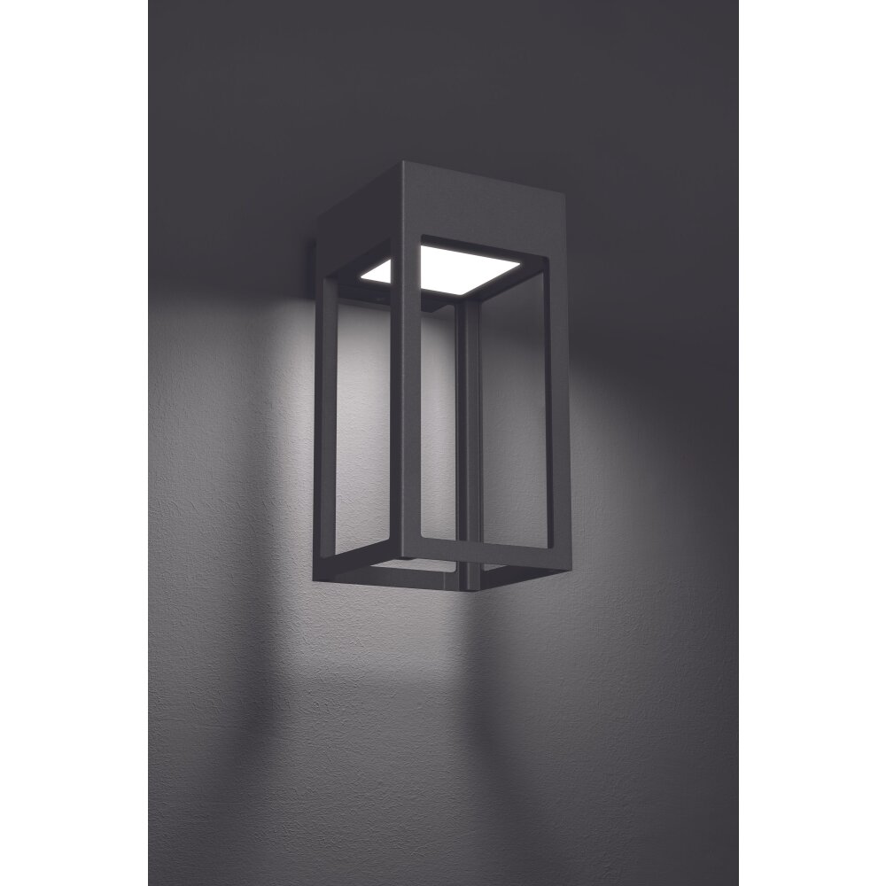 LCD Kisselbach vägglampa utomhus LED Svart, 1-ljuskällor main product photo