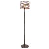 Globo MARCO Golvlampa, Golvlampa Brun, Svart, 1-ljuskällor