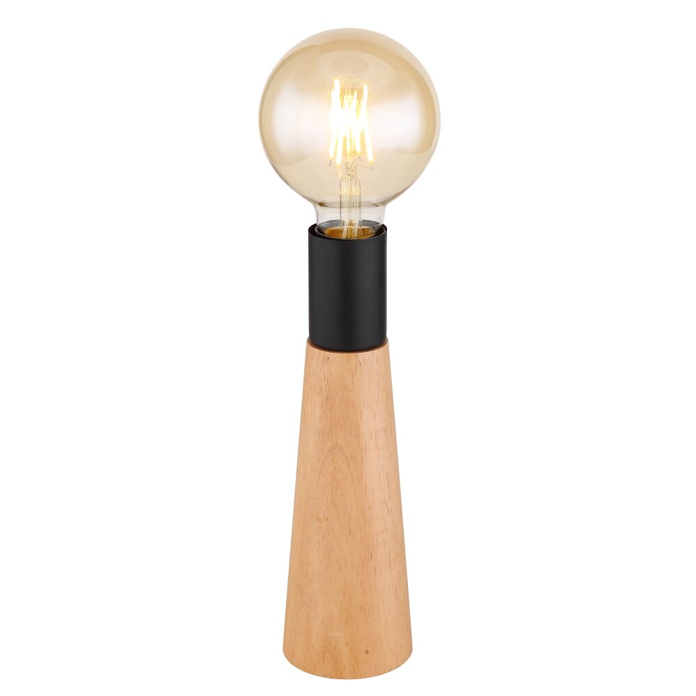 Globo KIRA Bordslampa Mörkbrun, 1-ljuskällor main product photo