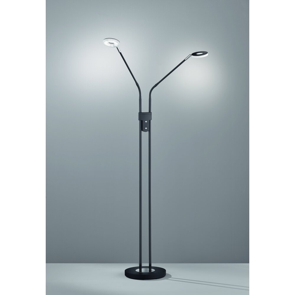 Honsel Lampor Dent Golvlampa LED Svart, 2-ljuskällor main product photo