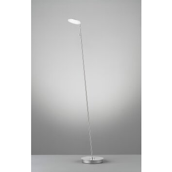 Honsel Lampor Dent Golvlampa, Golvlampa LED Nickel matt, 1-ljuskällor