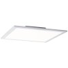 Brilliant Flat Taklampa, Panel LED Silver, 1-ljuskällor, Fjärrkontroll