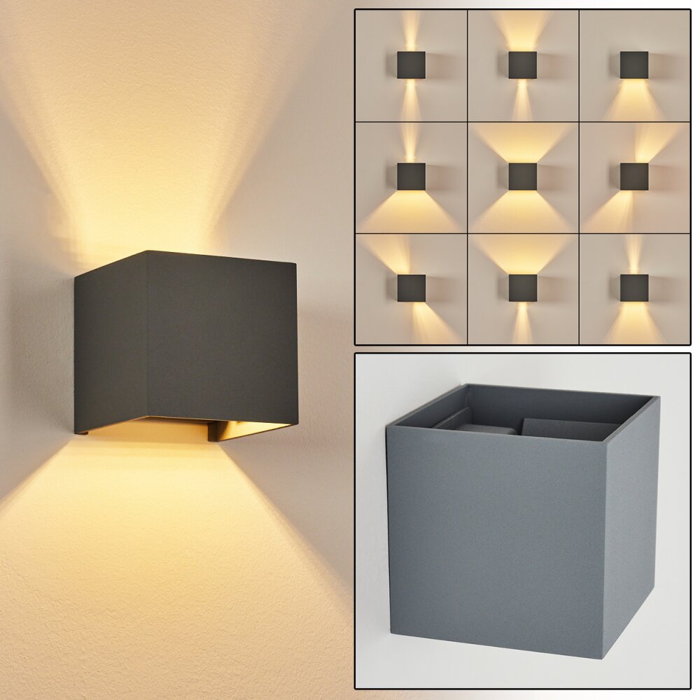 Badajoz Vägglampa Grått, 1-ljuskällor main product photo
