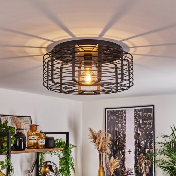 Sooke Taklampa Svart, 1-ljuskällor