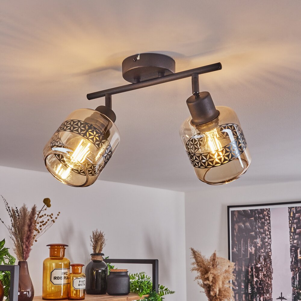 Wigan Taklampa, Takstrålkastare Svart, 2-ljuskällor main product photo