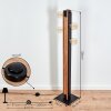 Yuma Golvlampa Naturfärger, Svart, 4-ljuskällor