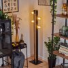 Yuma Golvlampa Naturfärger, Svart, 4-ljuskällor