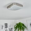 Hutton Taklampa LED Nickel matt, 1-ljuskällor