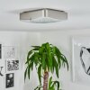 Hutton Taklampa LED Nickel matt, 1-ljuskällor