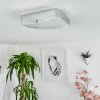 Hutton Taklampa LED Krom, 1-ljuskällor
