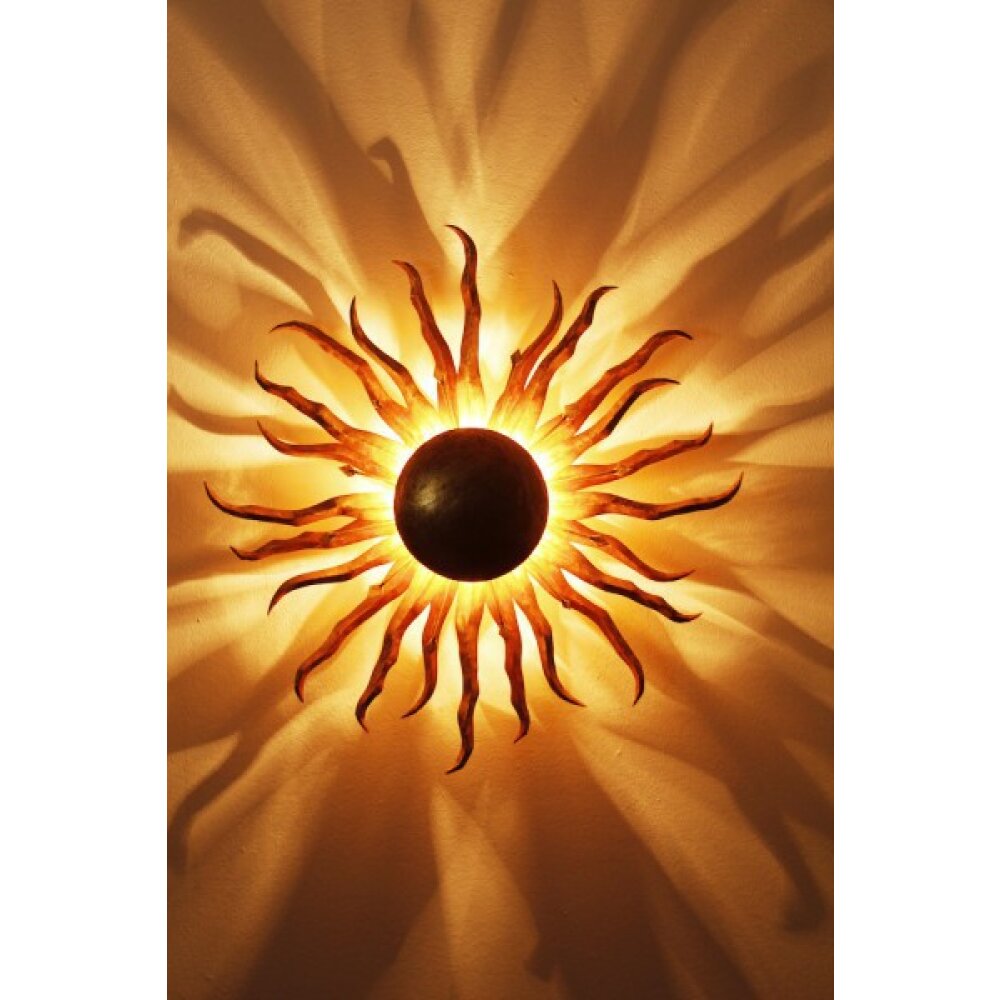 Holländer Sonne Vägglampa Guld, Mässing, 2-ljuskällor main product photo