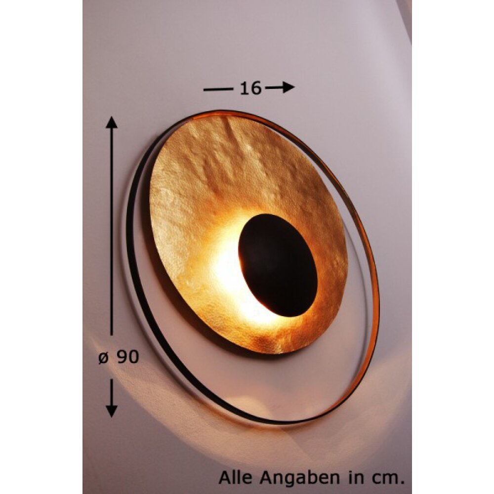 Holländer SATELLITE Vägglampa Brunt, guld, 3-ljuskällor main product photo