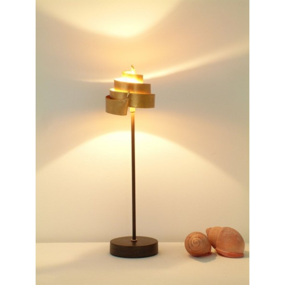 Holländer BANDEROLE Bordslampa Brunt, guld, 1-ljuskällor main product photo