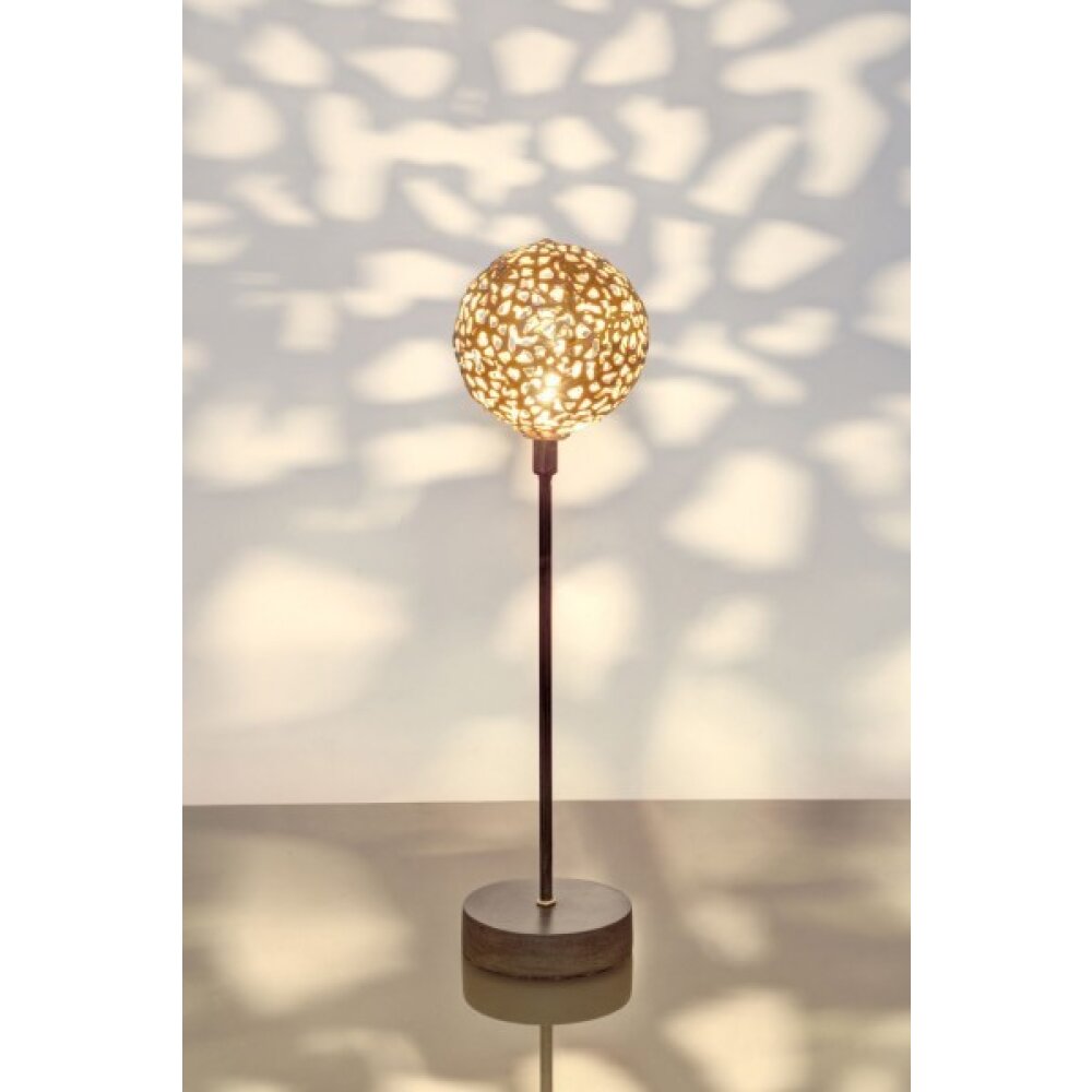 Holländer GRANDE Bordslampa Brunt, guld, 1-ljuskällor main product photo