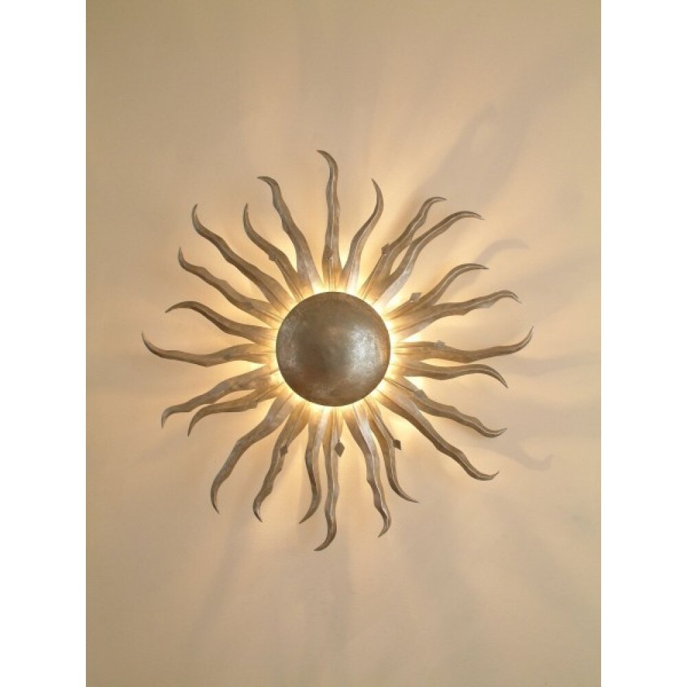 Holländer GRANDE Vägglampa Silver, 2-ljuskällor main product photo