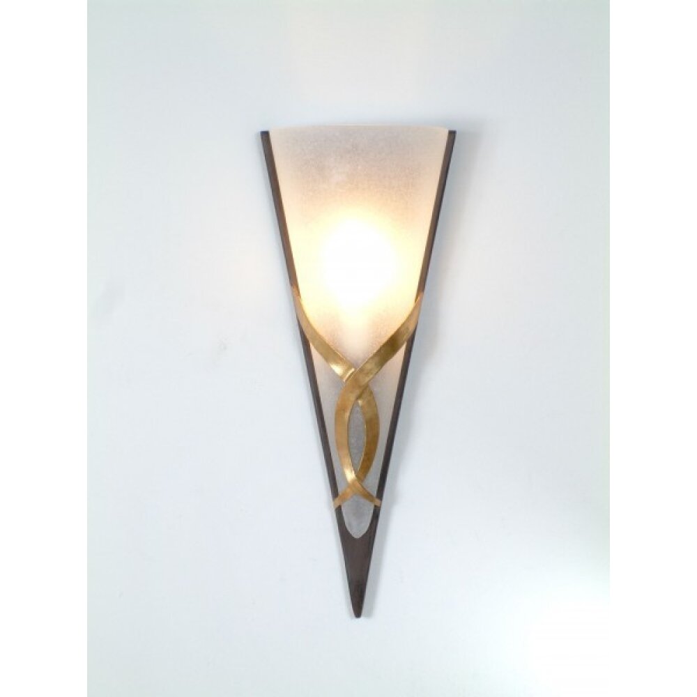 Holländer DUE Vägglampa Brunt, guld, 1-ljuskällor main product photo