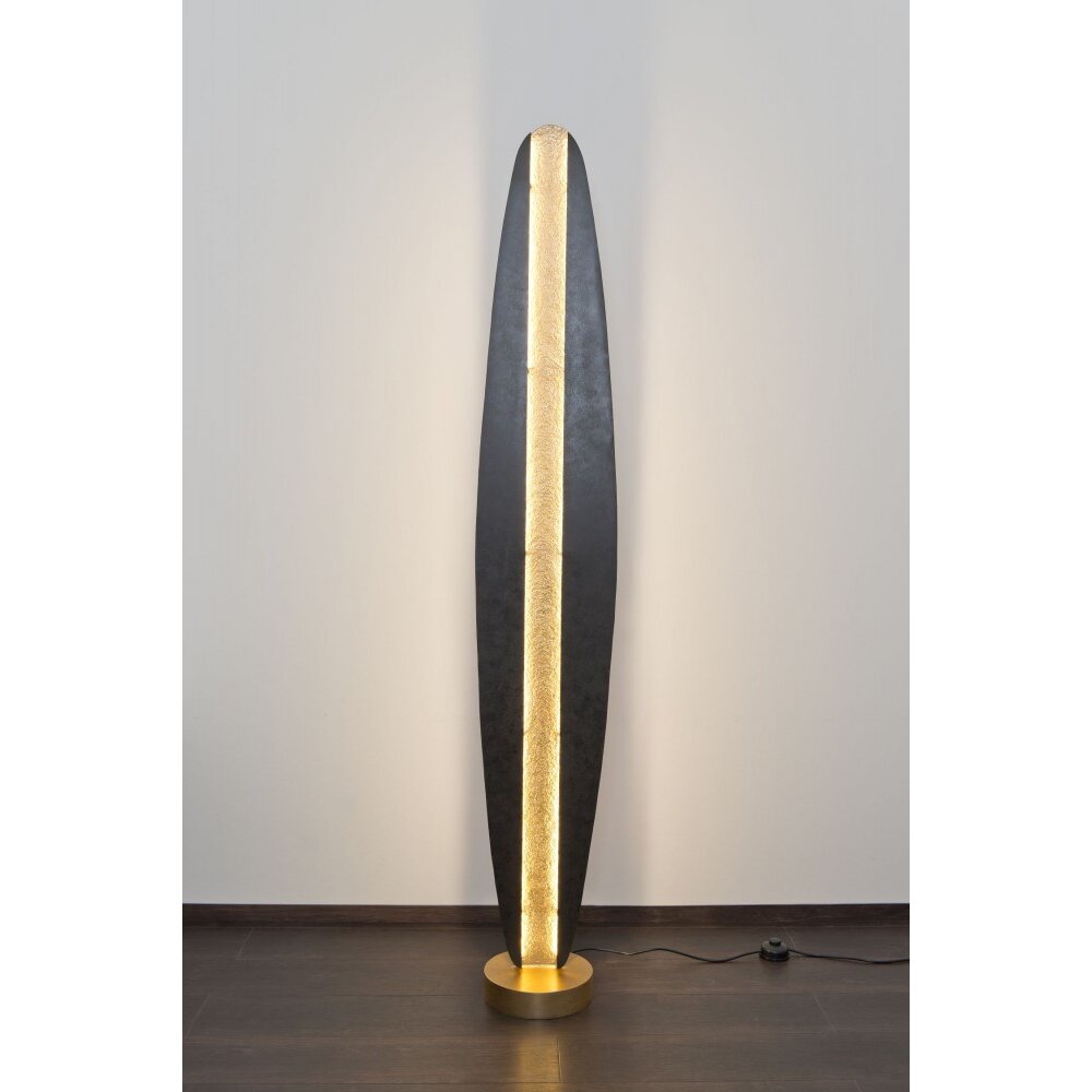 Holländer SIMBOLO Golvlampa LED Brun, Guld, Svart, 1-ljuskällor main product photo
