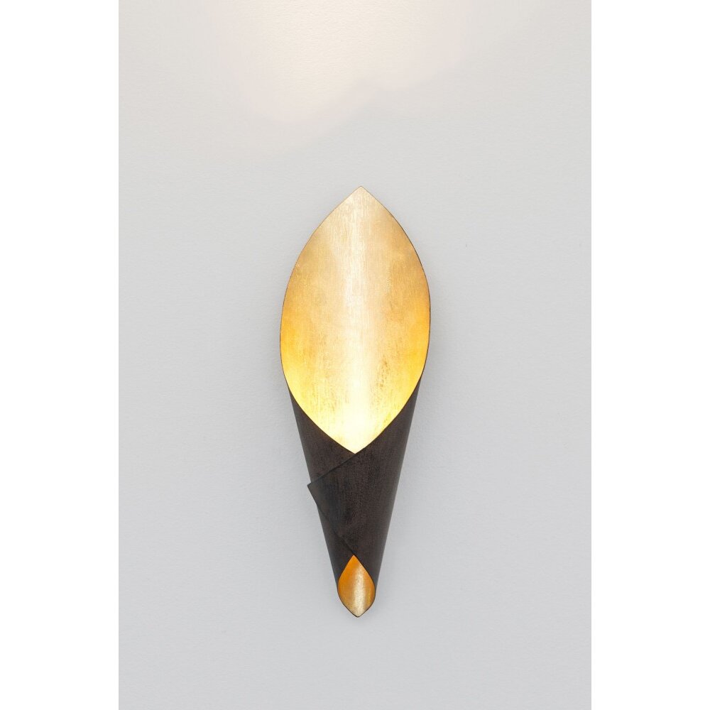 Holländer FIACCOLA Vägglampa Brun, Guld, Svart, 1-ljuskällor main product photo