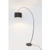 Holländer BAMBUS Golvlampa, Båglampor Brun, Svart, 1-ljuskällor
