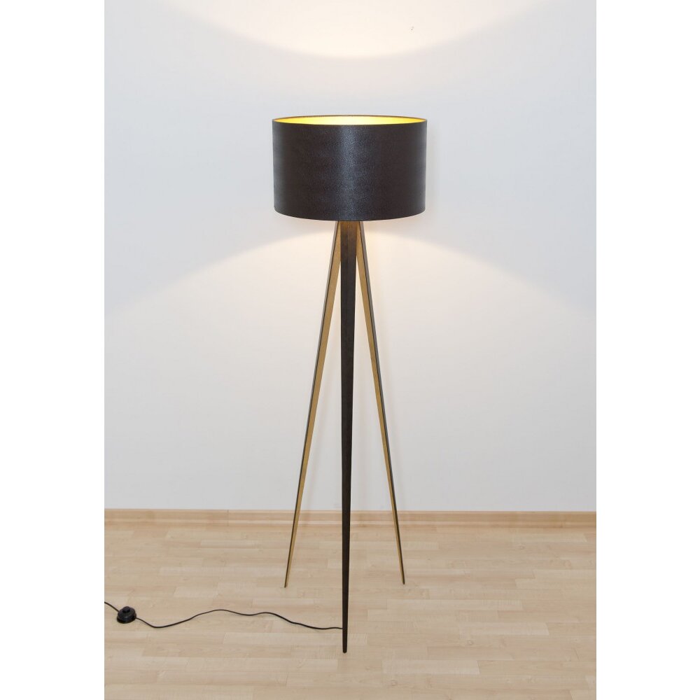 Holländer PETRA Golvlampa Brun, Svart, 1-ljuskällor main product photo