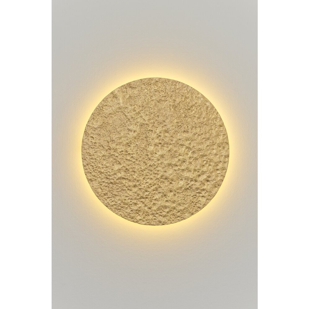 Holländer METEOR Vägglampa LED Guld, 1-ljuskällor main product photo