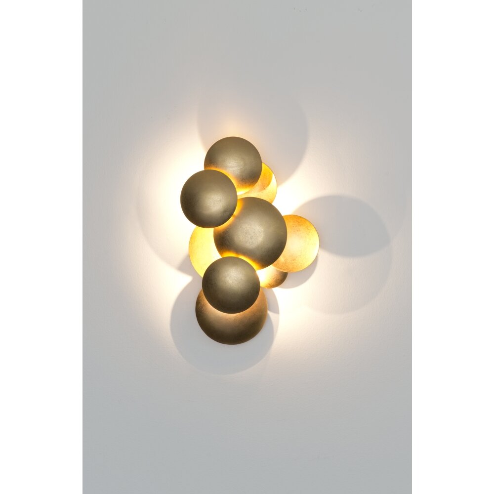 Holländer PICCOLO Vägglampa LED Guld, 3-ljuskällor main product photo