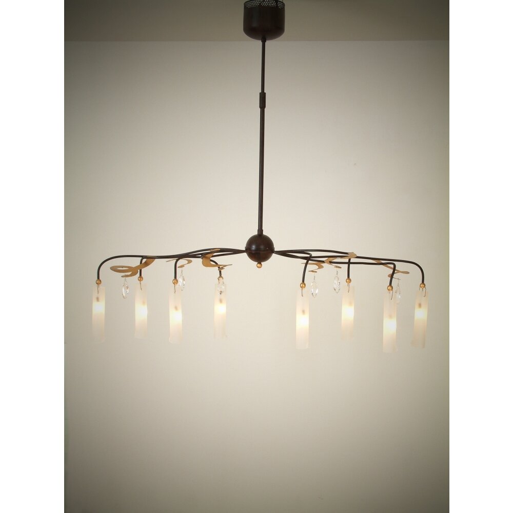Holländer OVAL Pendellampa Brun, Guld, Svart, 8-ljuskällor main product photo