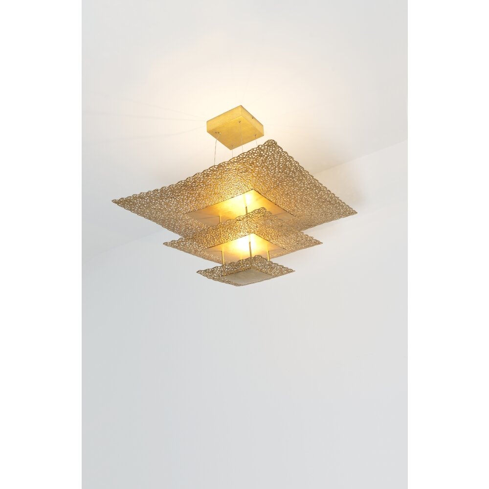 Holländer SOGNATORE Pendellampa, Pendelbelysning LED Guld, 7-ljuskällor main product photo