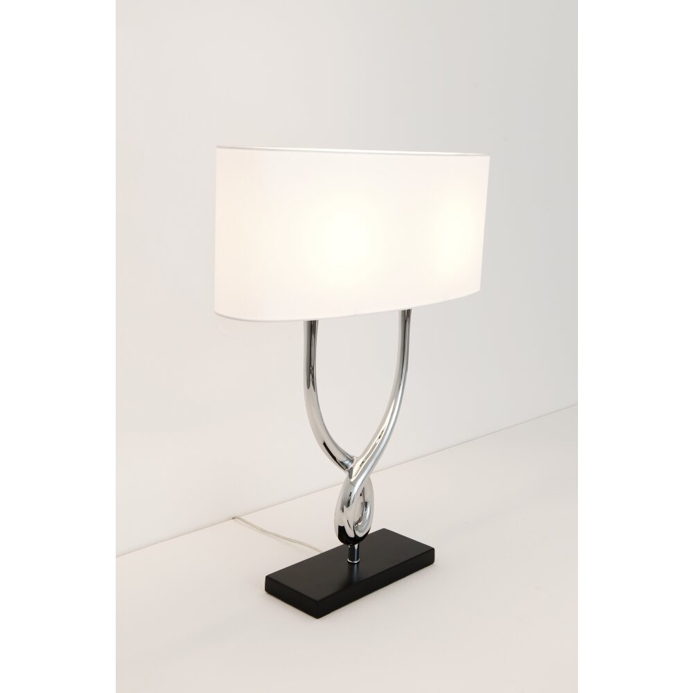 Holländer MONUMENTO Bordslampa Svart, Silver, 2-ljuskällor main product photo