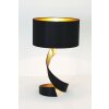 Holländer VORTICE Bordslampa Svart-guld, 1-ljuskällor