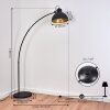 Parola Golvlampa, Läslampa Svart, 1-ljuskällor