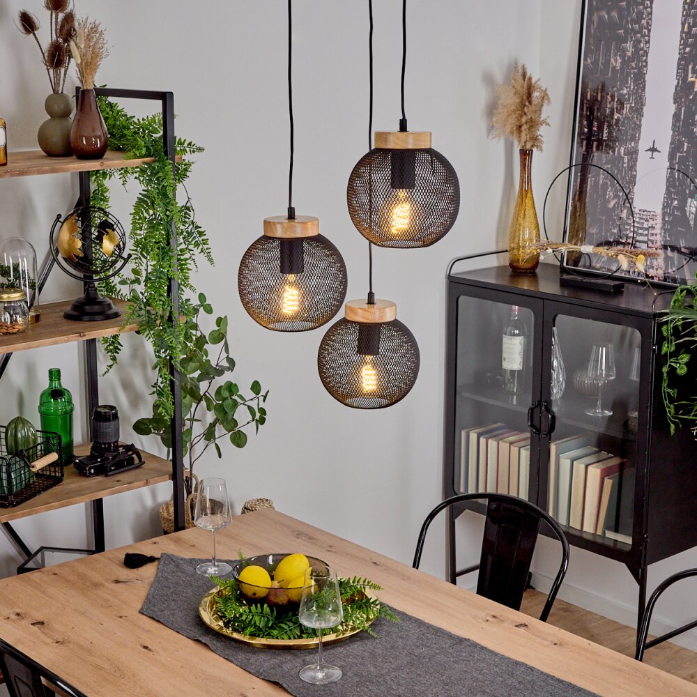 Reiden Pendellampa Svart, 3-ljuskällor main product photo