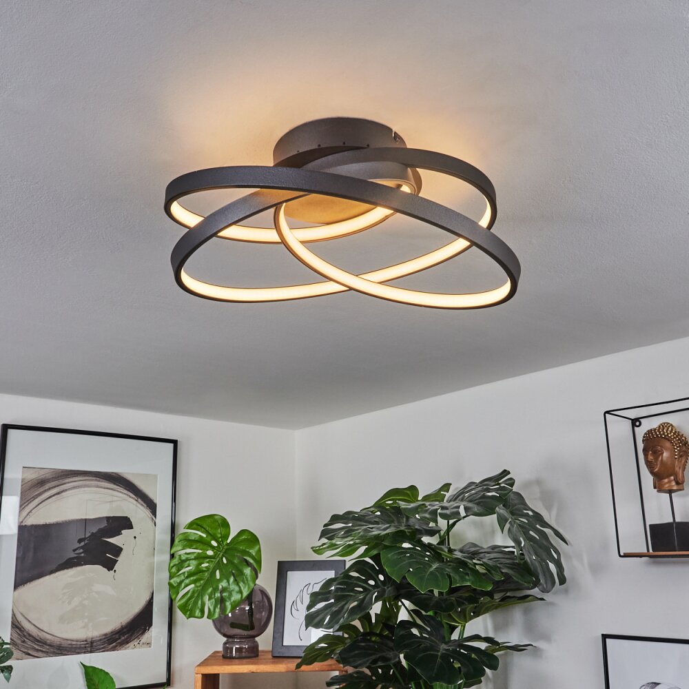 Demaine Taklampa LED Svart, 1-ljuskällor main product photo