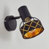 Tarasp Vägglampa, Väggspotlight Svart, 1-ljuskällor