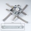 Letala Taklampa LED Nickel matt, 4-ljuskällor