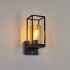 Palanga vägglampa utomhus Svart, 1-ljuskällor, Rörelsedetektor