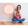 Globo CARRY Taklampa LED Vit, 1-ljuskällor, Fjärrkontroll, Färgväxlare