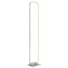 Globo SILLA Golvlampa, Golvlampa LED Nickel matt, 1-ljuskällor