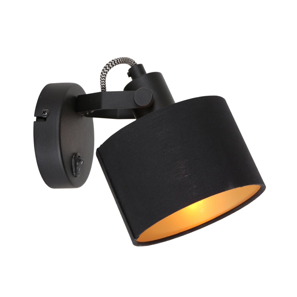 Steinhauer Ornoir Vägglampa, Väggspotlight Svart, 1-ljuskällor main product photo
