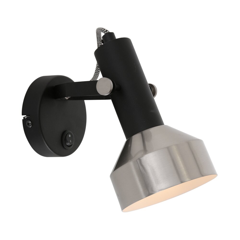 Steinhauer Acier Vägglampa, Väggspotlight Svart, 1-ljuskällor main product photo