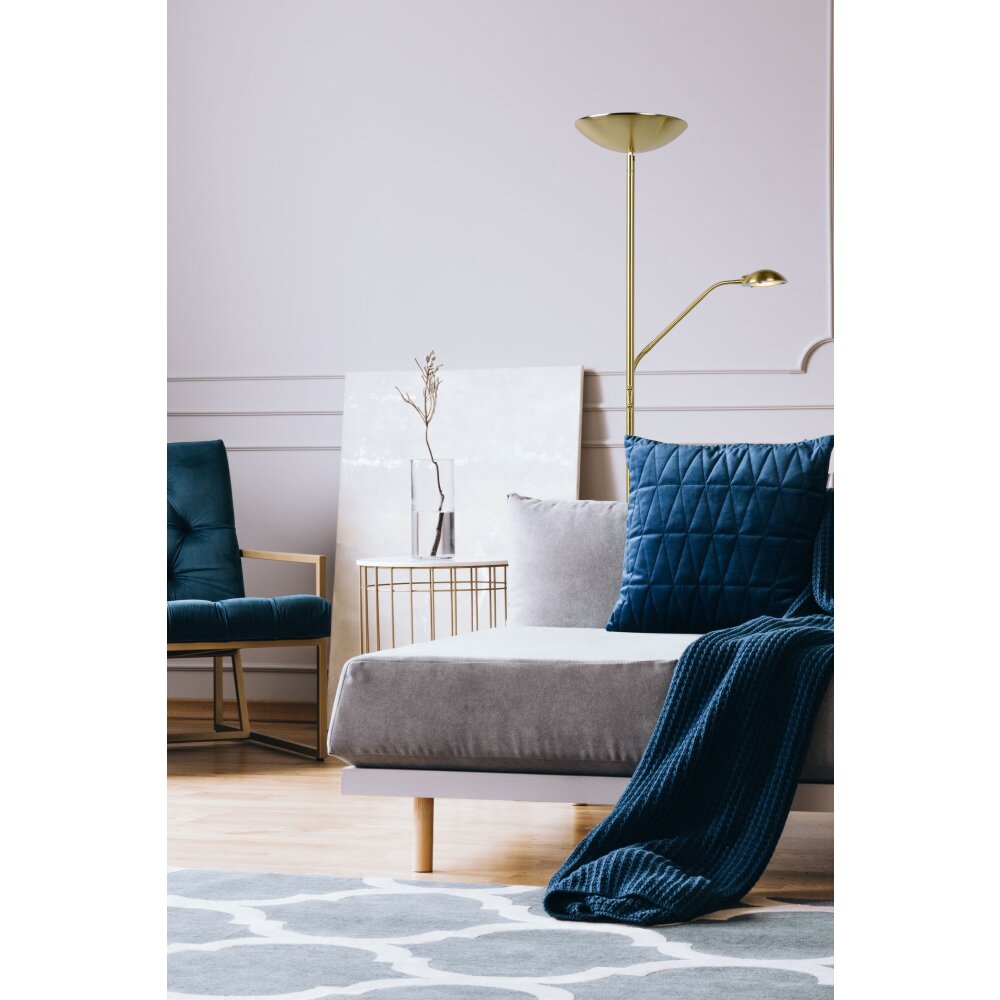 Lucide ZENITH strålkastare, Golvlampa LED Guld, Mässing, 1-ljuskällor main product photo