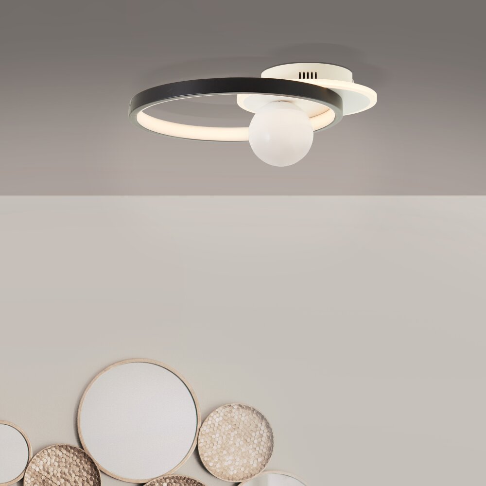 Brilliant Atlanta Taklampa LED Svart, 1-ljuskällor main product photo