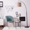 Brilliant Aike Golvlampa, Läslampa Svart, 1-ljuskällor