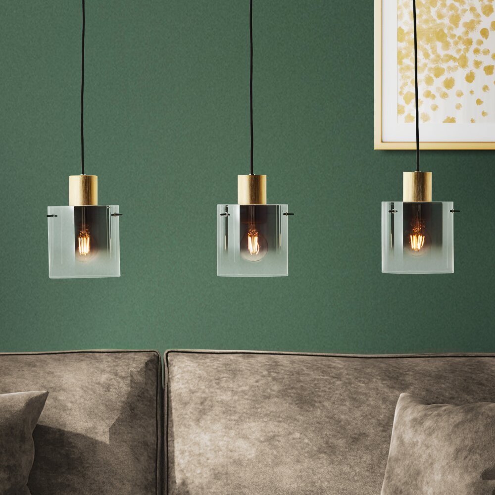 Brilliant Osaki Pendelbelysning Guld, 3-ljuskällor main product photo