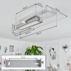 Ahrenfeld Taklampa LED Aluminium, 1-ljuskällor, Fjärrkontroll