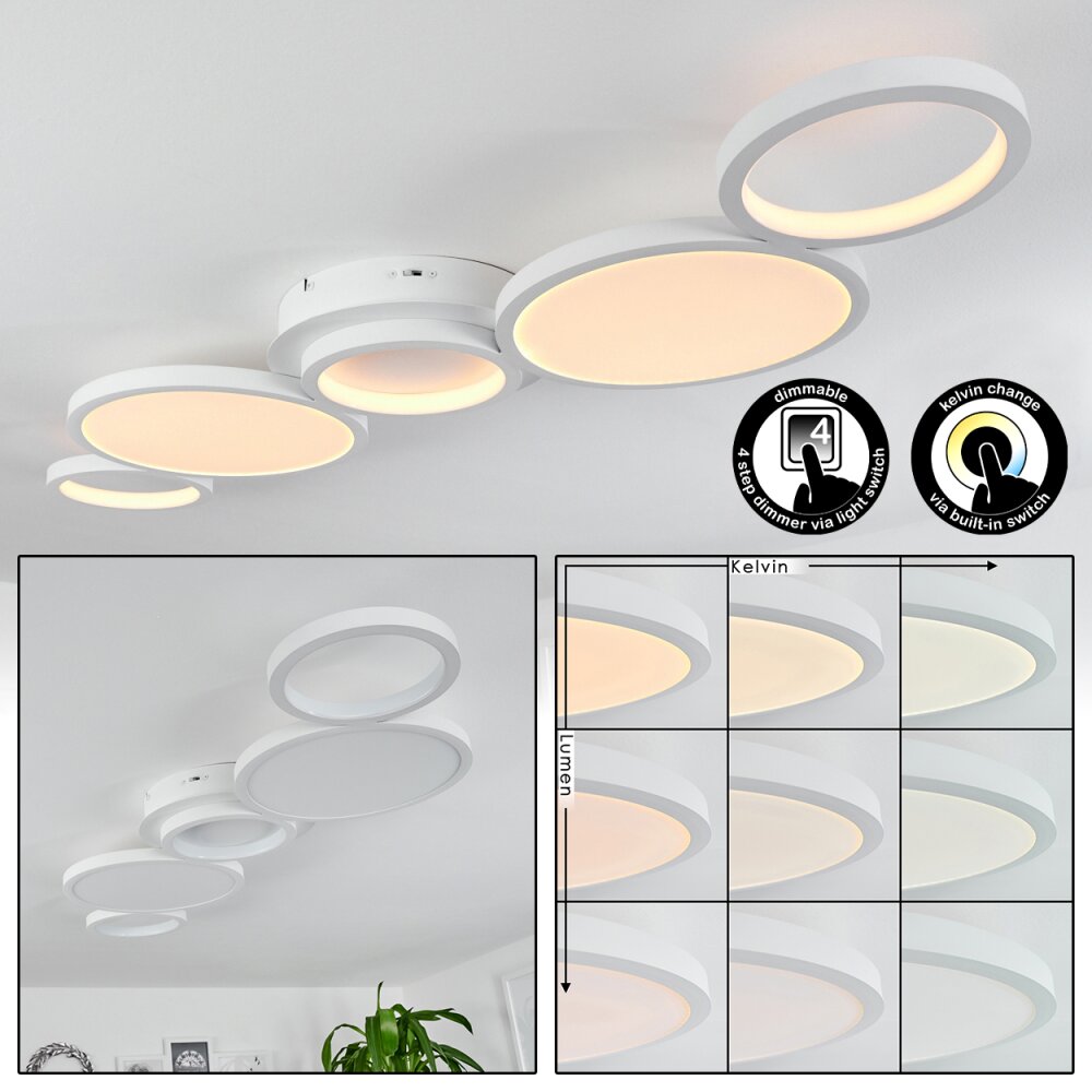 Carabajal Taklampa LED Vit, 1-ljuskällor main product photo